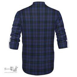 ScotsTee Shop Scottish Hope (Vere-Weir) Clan Tartan Mens Scottish Jacobite Ghillie Casual Shirt