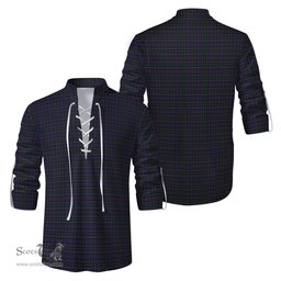 ScotsTee Shop Scottish Pride (Wales) Clan Tartan Mens Scottish Jacobite Ghillie Casual Shirt