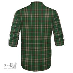 ScotsTee Shop Scottish O'Neill (Neill) Modern Clan Tartan Mens Scottish Jacobite Ghillie Casual Shirt