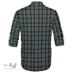 ScotsTee Shop Scottish Ogilvie (Ogilvy) Hunting Clan Tartan Mens Scottish Jacobite Ghillie Casual Shirt