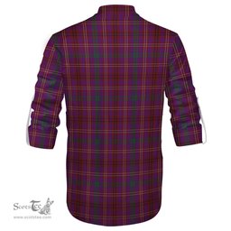 ScotsTee Shop Scottish McCall (Caithness) Clan Tartan Mens Scottish Jacobite Ghillie Casual Shirt