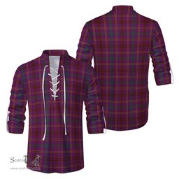 ScotsTee Shop Scottish McCall (Caithness) Clan Tartan Mens Scottish Jacobite Ghillie Casual Shirt
