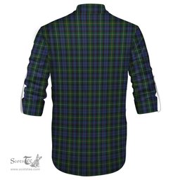 ScotsTee Shop Scottish Campbell of Argyll #01 Clan Tartan Mens Scottish Jacobite Ghillie Casual Shirt