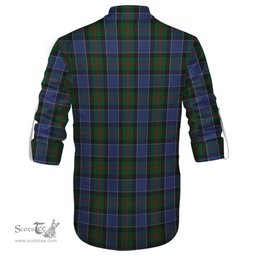 ScotsTee Shop Scottish McFadzen #01 Clan Tartan Mens Scottish Jacobite Ghillie Casual Shirt