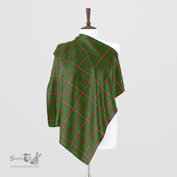 Scottish MacKinnon Hunting Modern Tartan Scarf Womens Plaid Silk Scarves Scotstee Shop - Tartan Plaid - scotstee.com