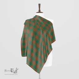 Scottish Menzies Green Ancient Tartan Scarf Womens Plaid Silk Scarves Scotstee Shop - Tartan Plaid - scotstee.com