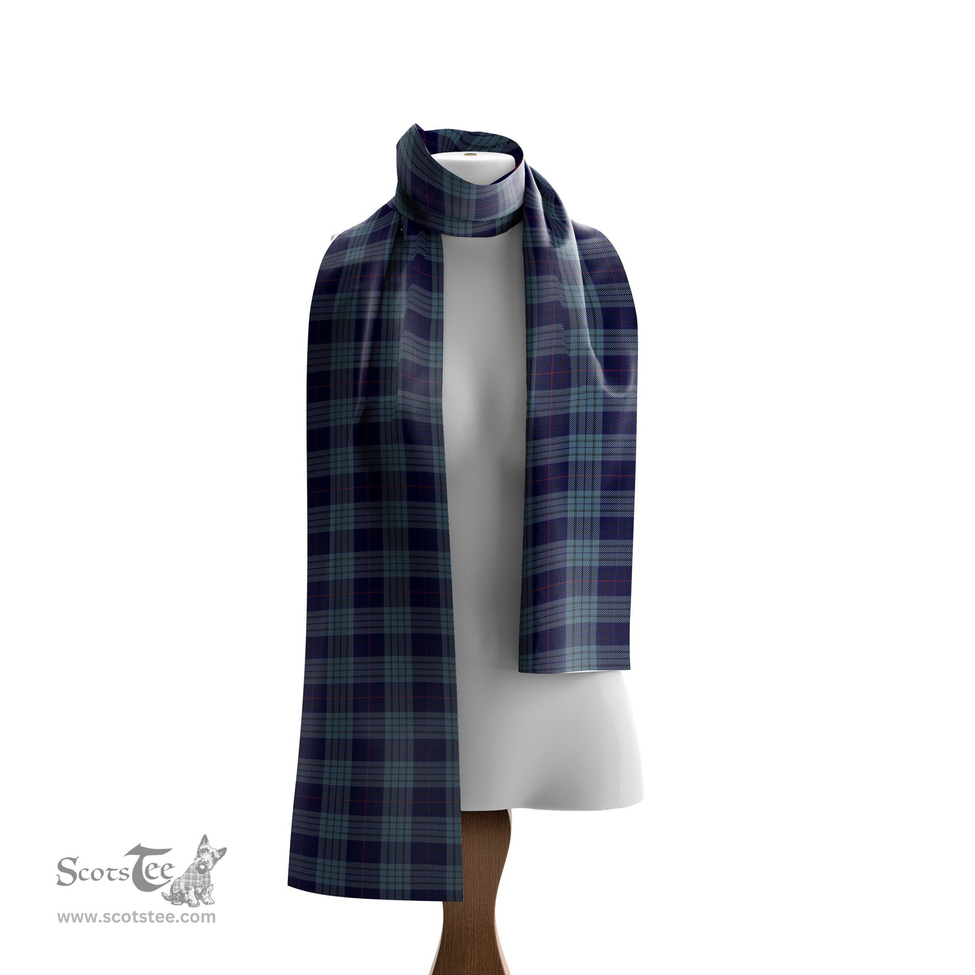 Scottish Roberts of Wales Tartan Scarf Womens Plaid Silk Scarves Scotstee Shop - Tartan Plaid - scotstee.com