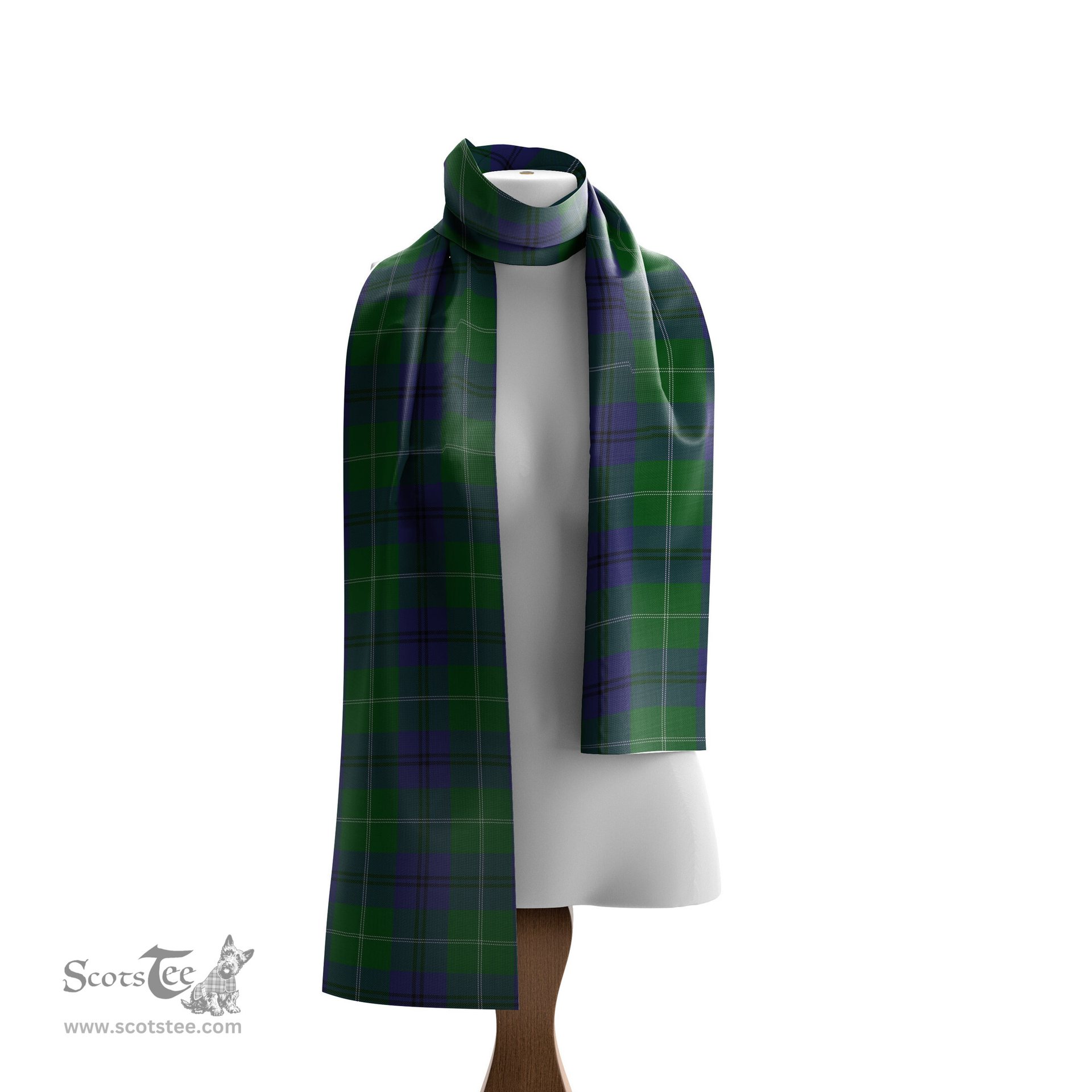 Scottish Oliphant Tartan Scarf Womens Plaid Silk Scarves Scotstee Shop - Tartan Plaid - scotstee.com