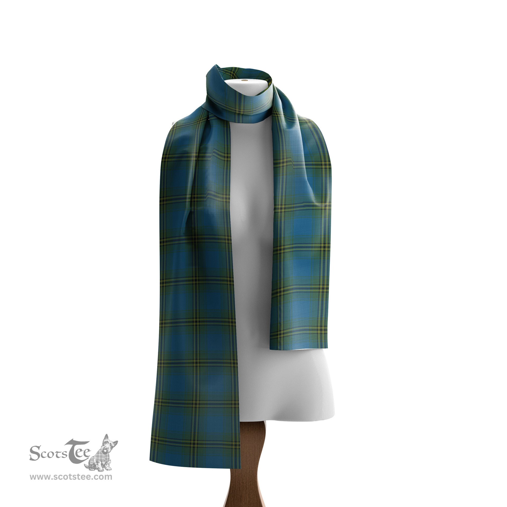 Scottish Oliver Tartan Scarf Womens Plaid Silk Scarves Scotstee Shop - Tartan Plaid - scotstee.com