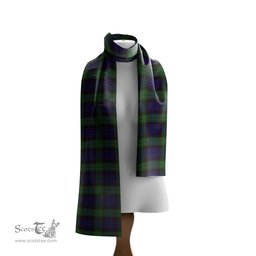 Scottish Nicolson Green Hunting Tartan Scarf Womens Plaid Silk Scarves Scotstee Shop - Tartan Plaid - scotstee.com