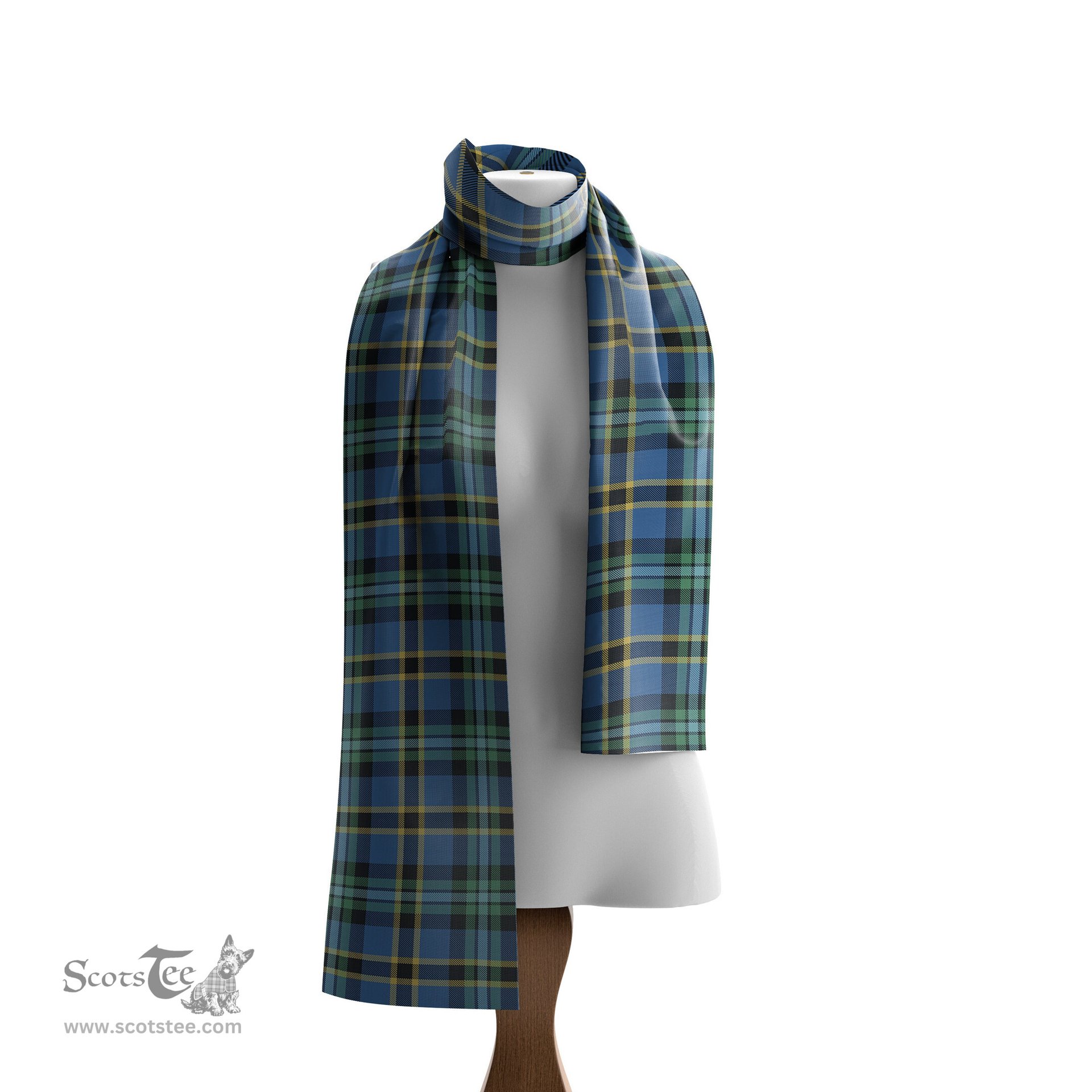 Scottish Weir Ancient Tartan Scarf Womens Plaid Silk Scarves Scotstee Shop - Tartan Plaid - scotstee.com