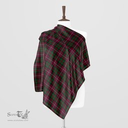 Scottish Stewart of Bute Hunting Tartan Scarf Womens Plaid Silk Scarves Scotstee Shop - Tartan Plaid - scotstee.com