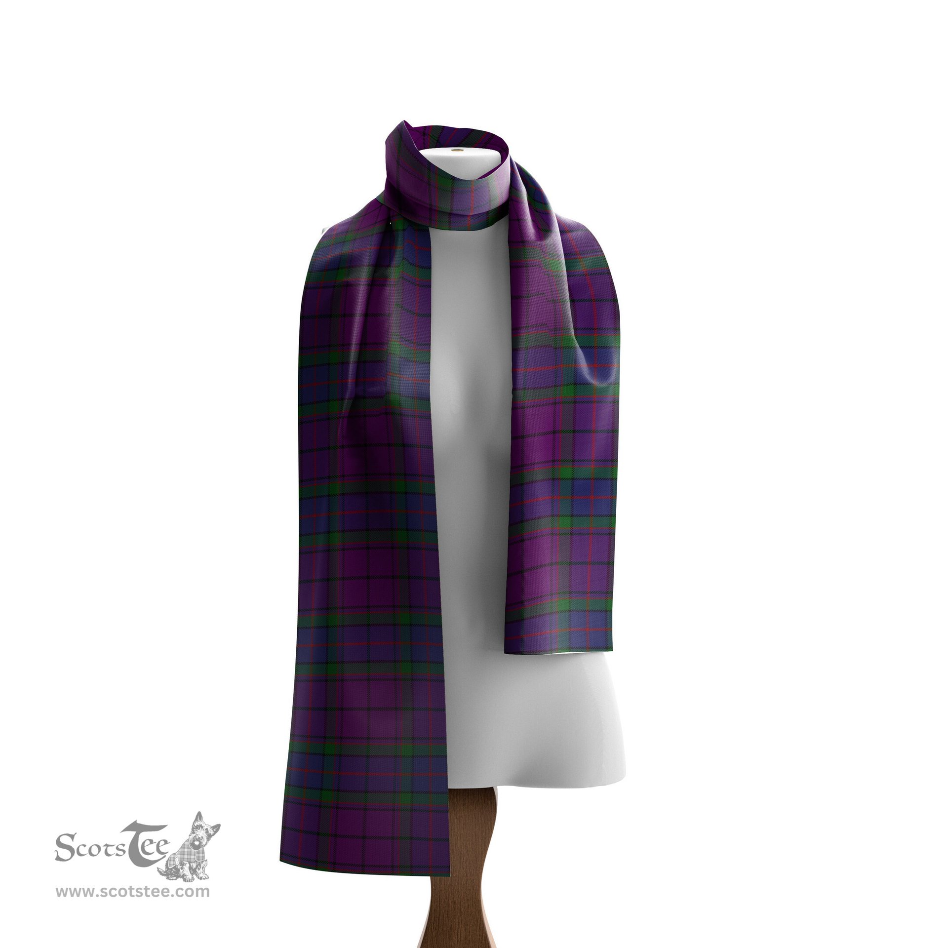 Scottish Wardlaw Tartan Scarf Womens Plaid Silk Scarves Scotstee Shop - Tartan Plaid - scotstee.com