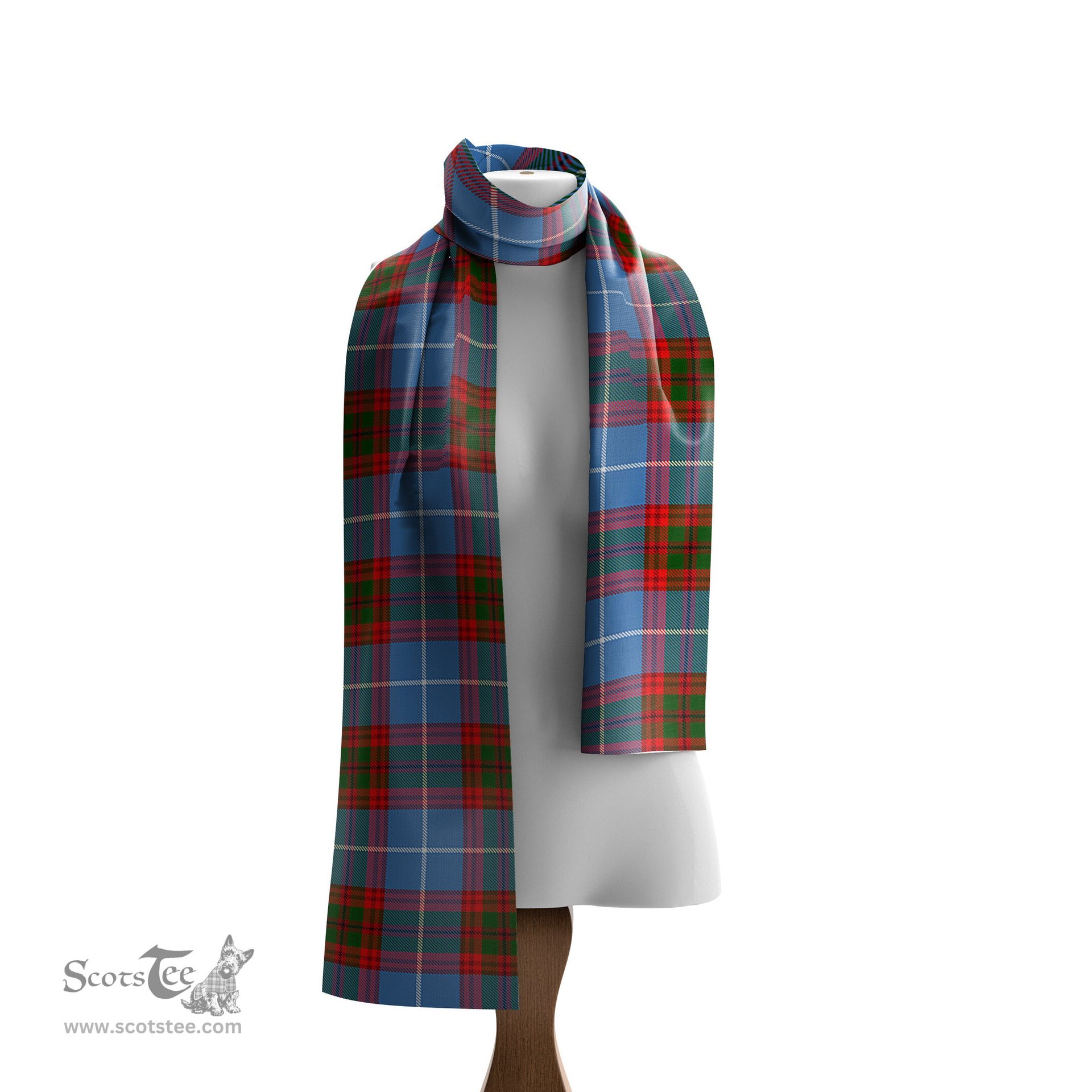 Scottish Trotter Tartan Scarf Womens Plaid Silk Scarves Scotstee Shop - Tartan Plaid - scotstee.com