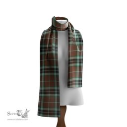 Scottish Thomson Hunting Modern Tartan Scarf Womens Plaid Silk Scarves Scotstee Shop - Tartan Plaid - scotstee.com
