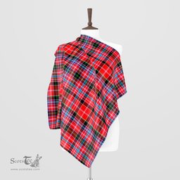 Scottish Straiton Tartan Scarf Womens Plaid Silk Scarves Scotstee Shop - Tartan Plaid - scotstee.com