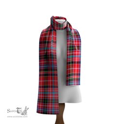 Scottish Straiton Tartan Scarf Womens Plaid Silk Scarves Scotstee Shop - Tartan Plaid - scotstee.com