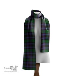 Scottish Hunter of Peebleshire Tartan Scarf Womens Plaid Silk Scarves Scotstee Shop - Tartan Plaid - scotstee.com