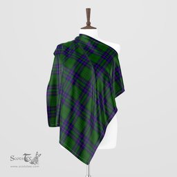 Scottish Lockhart Modern Tartan Scarf Womens Plaid Silk Scarves Scotstee Shop - Tartan Plaid - scotstee.com