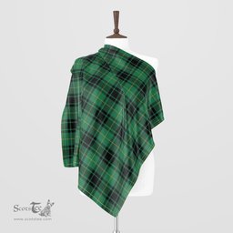 Scottish MacArthur Ancient Tartan Scarf Womens Plaid Silk Scarves Scotstee Shop - Tartan Plaid - scotstee.com