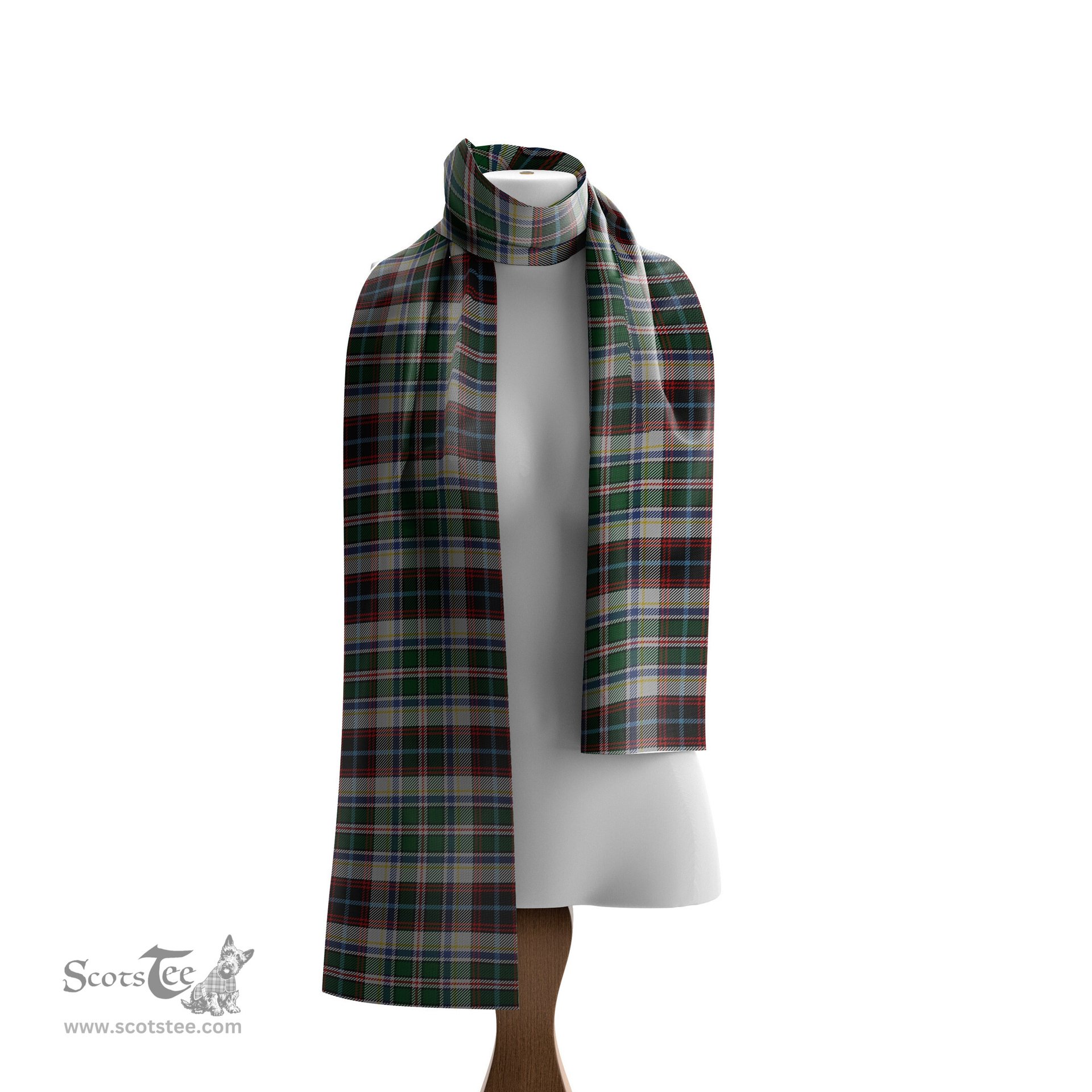 Scottish Innes Dress Tartan Scarf Womens Plaid Silk Scarves Scotstee Shop - Tartan Plaid - scotstee.com