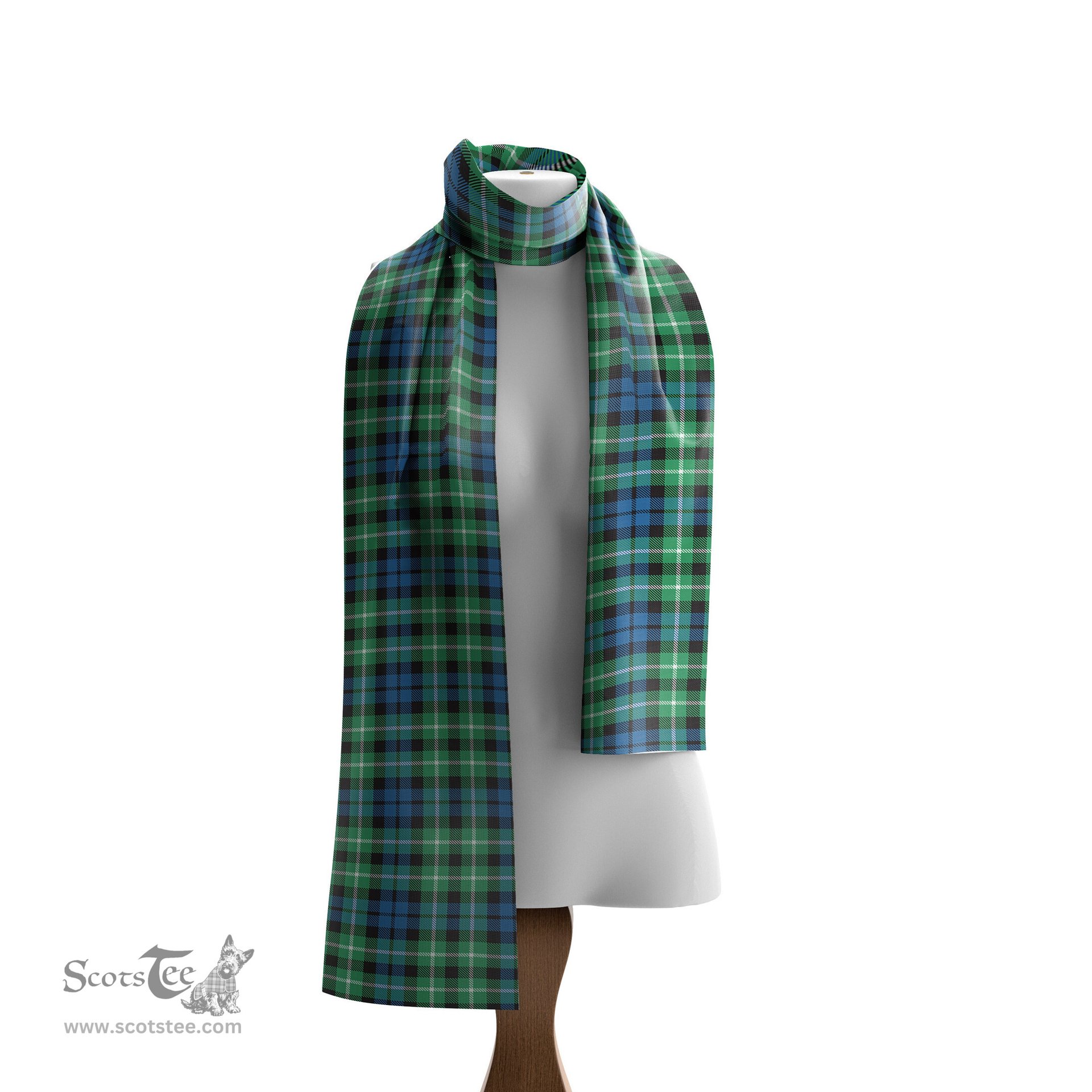 Scottish Graham of Montrose Ancient Tartan Scarf Womens Plaid Silk Scarves Scotstee Shop - Tartan Plaid - scotstee.com