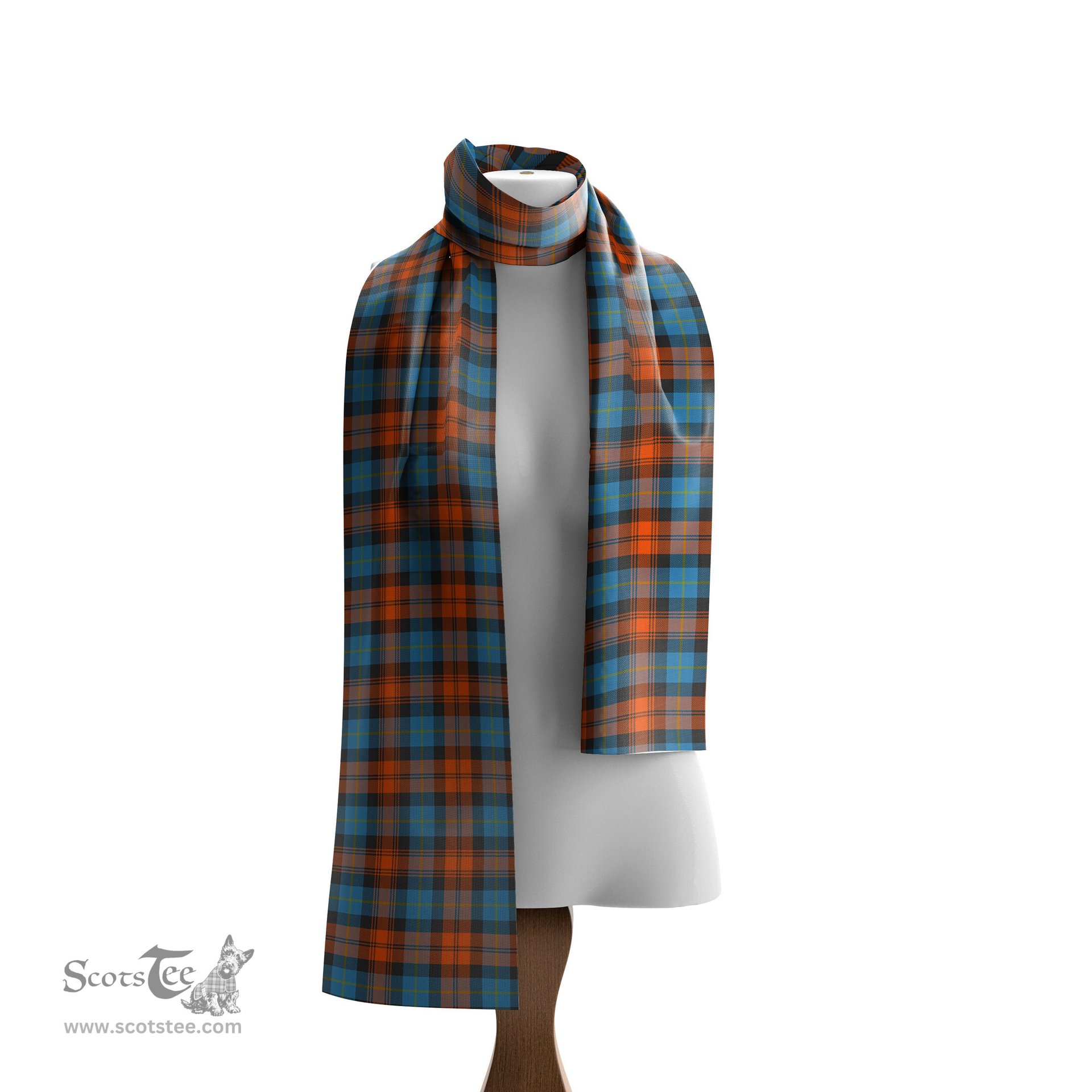 Scottish MacLachlan Ancient Tartan Scarf Womens Plaid Silk Scarves Scotstee Shop - Tartan Plaid - scotstee.com