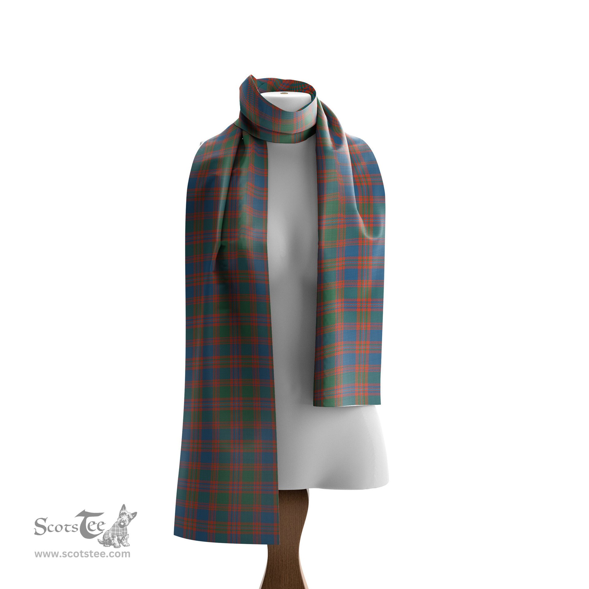 Scottish MacIntyre Ancient Tartan Scarf Womens Plaid Silk Scarves Scotstee Shop - Tartan Plaid - scotstee.com