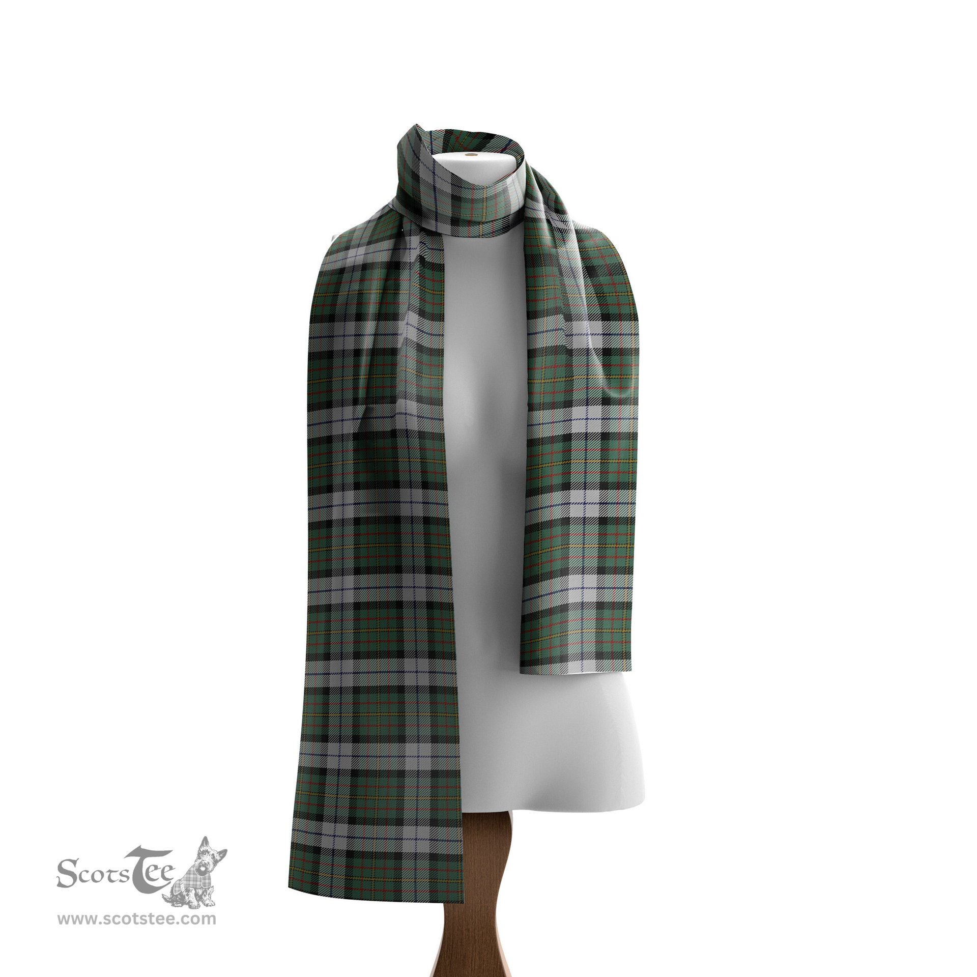 Scottish MacLaren Dress Tartan Scarf Womens Plaid Silk Scarves Scotstee Shop - Tartan Plaid - scotstee.com