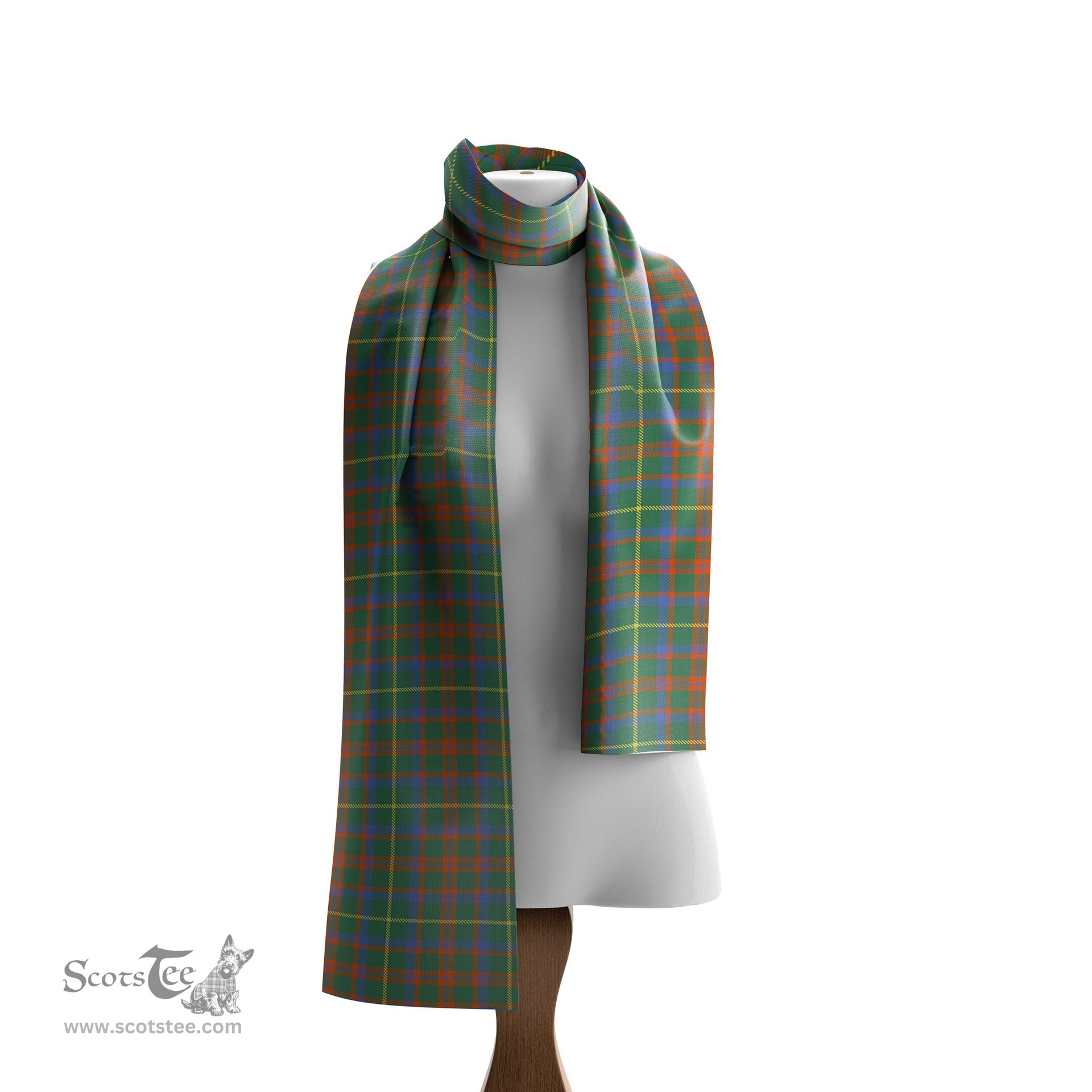 Scottish MacKintosh Hunting Ancient Tartan Scarf Womens Plaid Silk Scarves Scotstee Shop - Tartan Plaid - scotstee.com