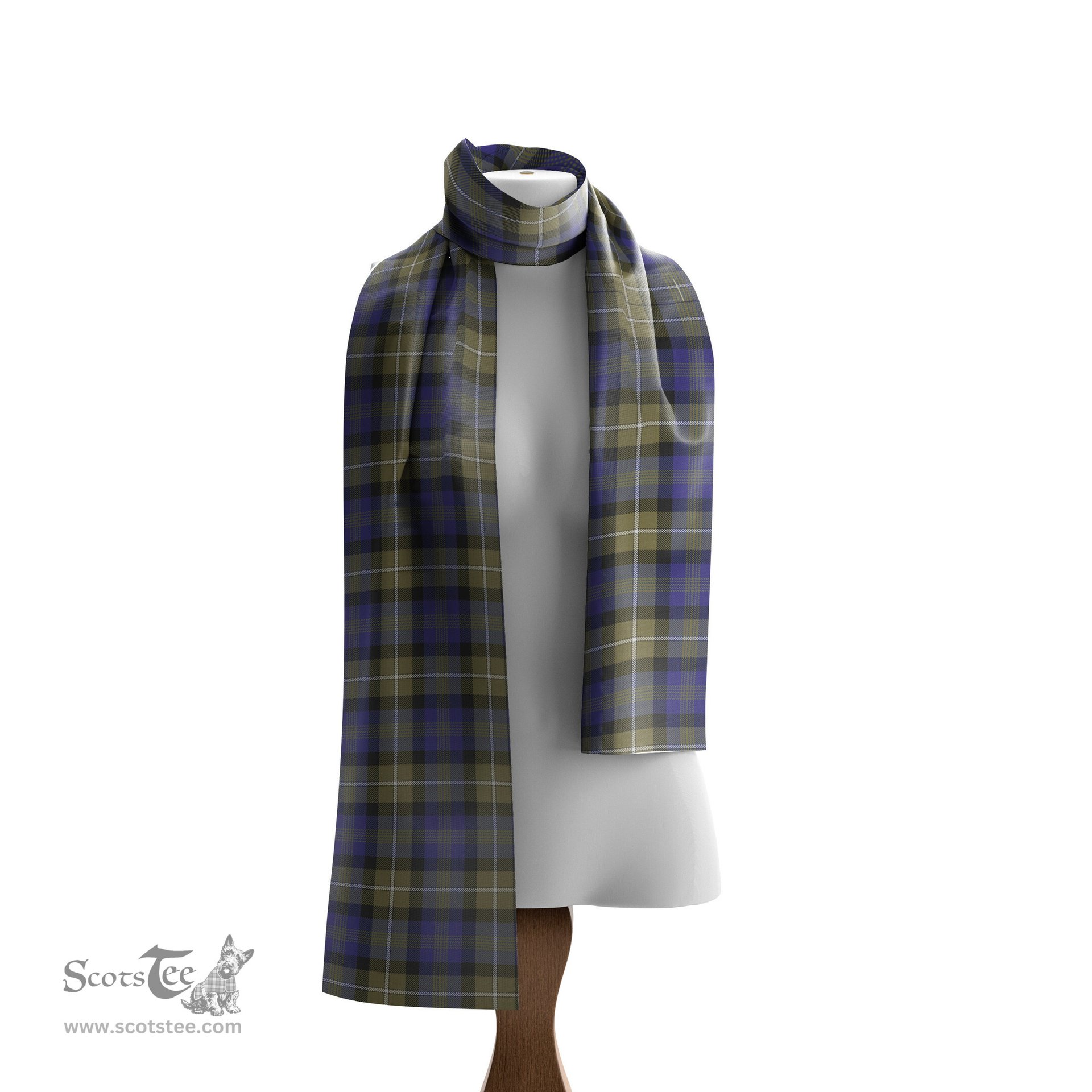 Scottish Rennie Tartan Scarf Womens Plaid Silk Scarves Scotstee Shop - Tartan Plaid - scotstee.com