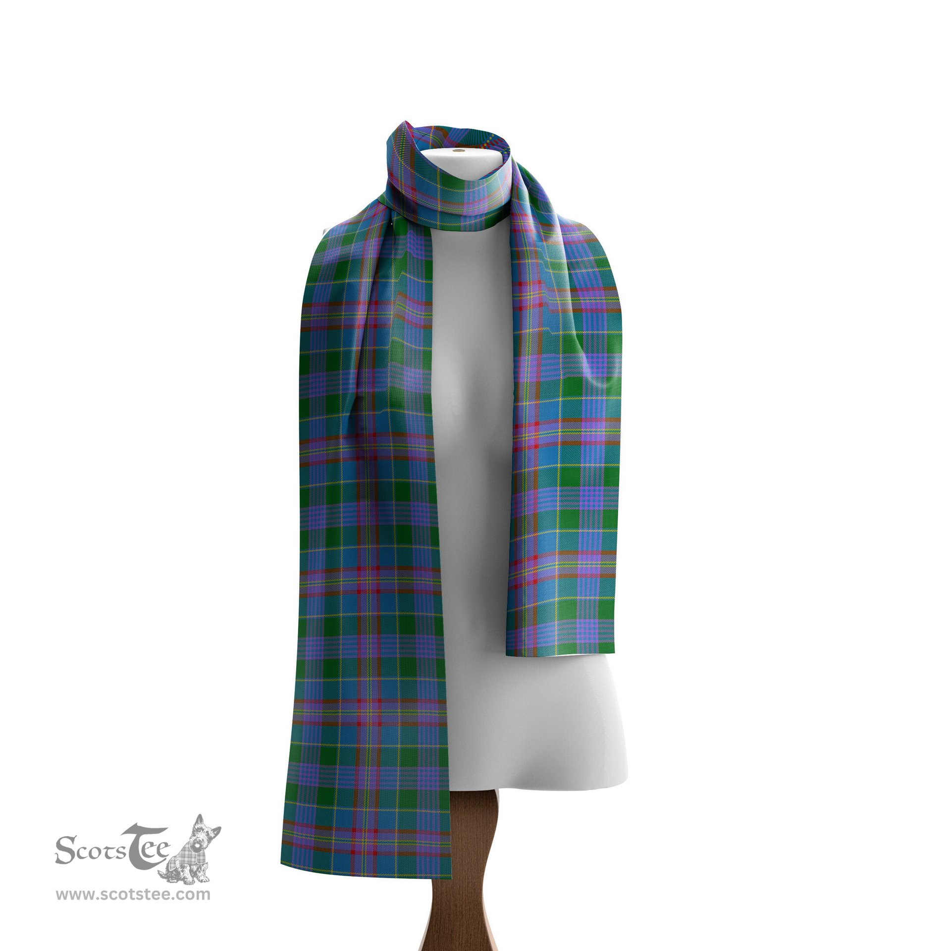 Scottish Ralston Tartan Scarf Womens Plaid Silk Scarves Scotstee Shop - Tartan Plaid - scotstee.com