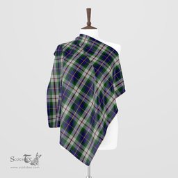 Scottish MacLeod Of Californian Tartan Scarf Womens Plaid Silk Scarves Scotstee Shop - Tartan Plaid - scotstee.com