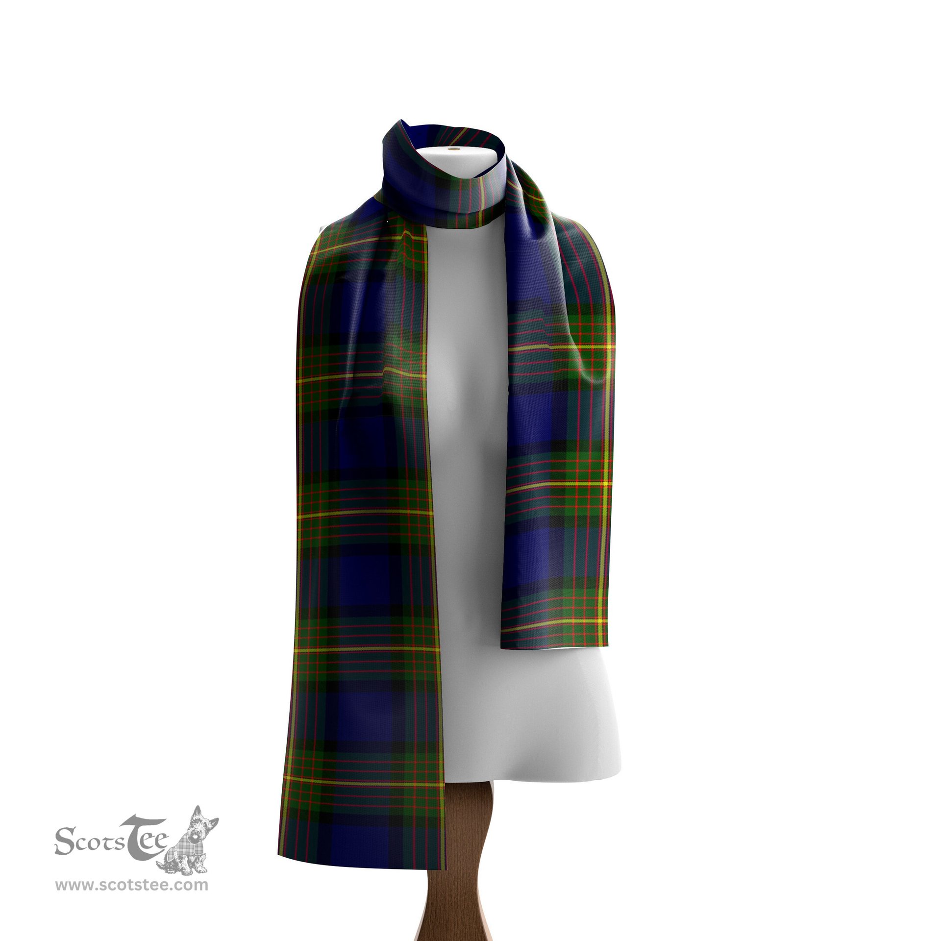 Scottish Moore Tartan Scarf Womens Plaid Silk Scarves Scotstee Shop - Tartan Plaid - scotstee.com