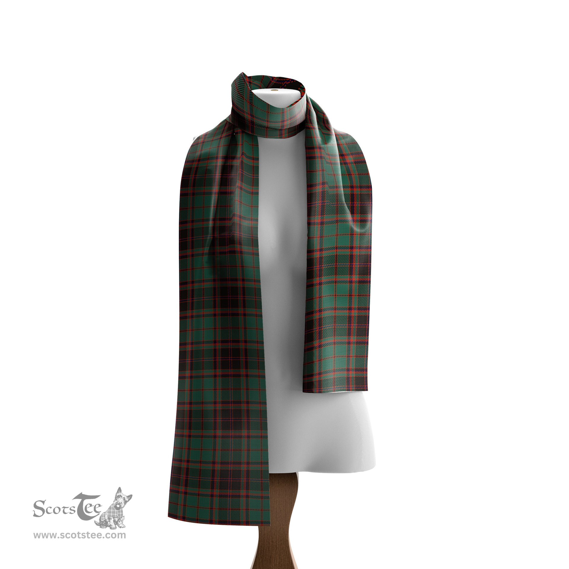 Scottish Buchan Ancient Tartan Scarf Womens Plaid Silk Scarves Scotstee Shop - Tartan Plaid - scotstee.com