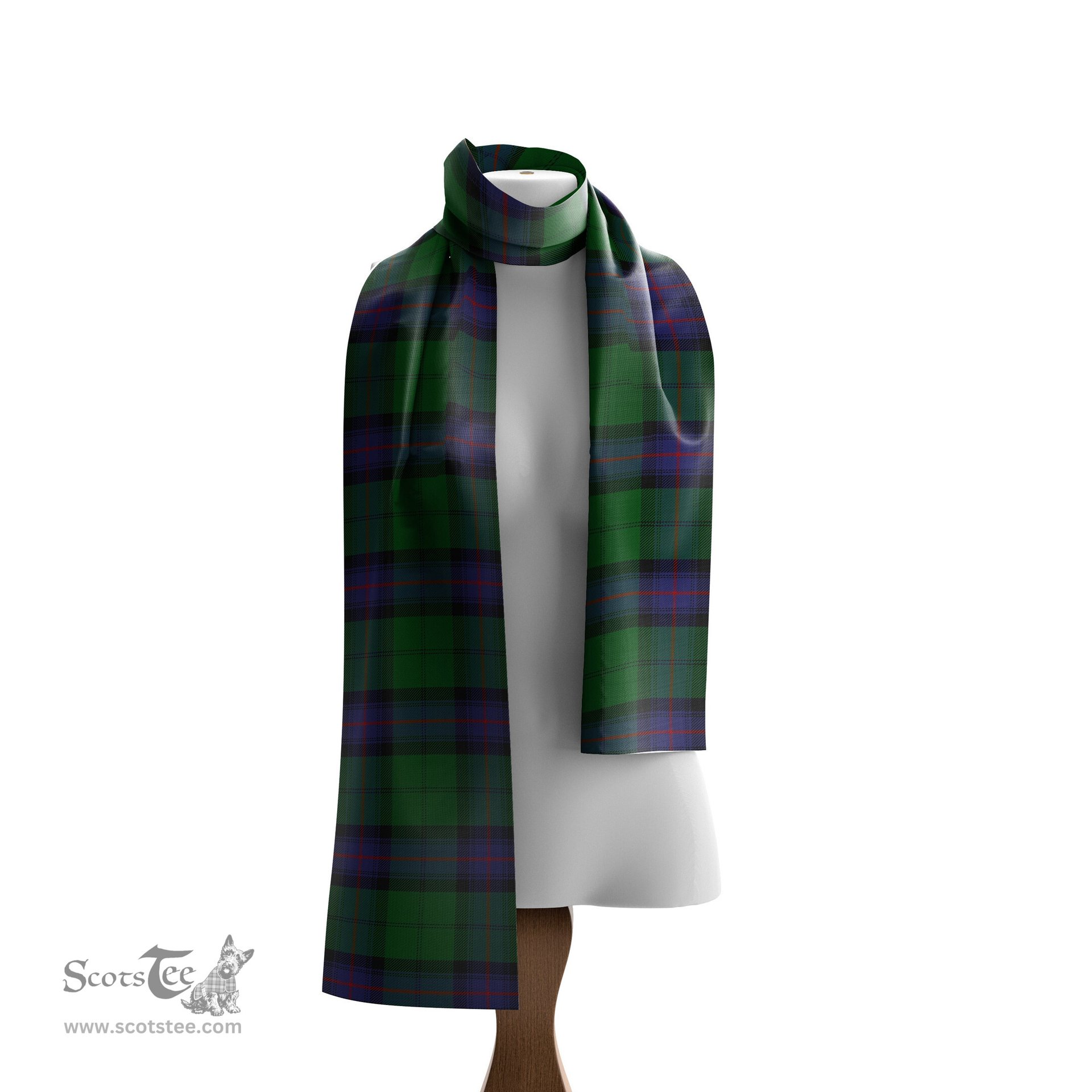 Scottish Armstrong Tartan Scarf Womens Plaid Silk Scarves Scotstee Shop - Tartan Plaid - scotstee.com