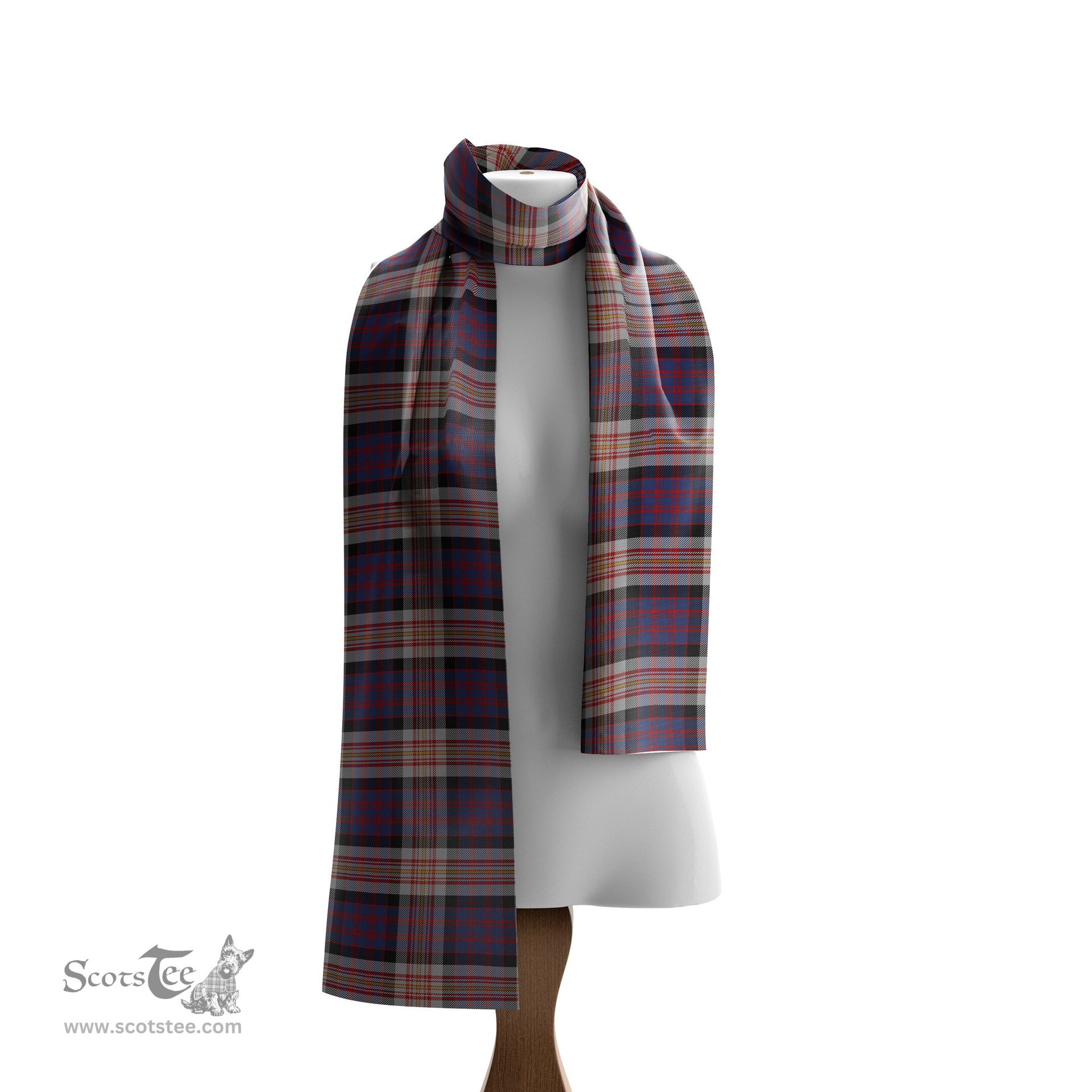 Scottish Carnegie Tartan Scarf Womens Plaid Silk Scarves Scotstee Shop - Tartan Plaid - scotstee.com