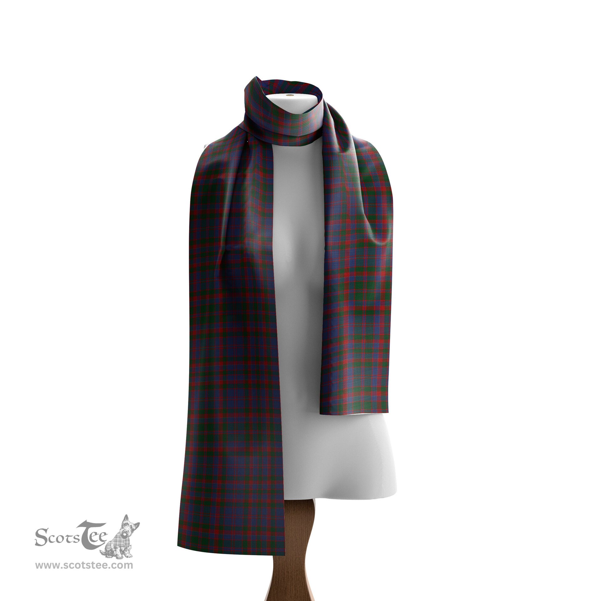 Scottish Cumming Tartan Scarf Womens Plaid Silk Scarves Scotstee Shop - Tartan Plaid - scotstee.com