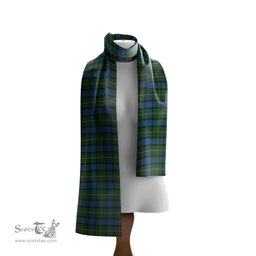 Scottish Ferguson of Atholl Tartan Scarf Womens Plaid Silk Scarves Scotstee Shop - Tartan Plaid - scotstee.com