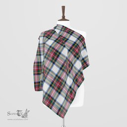 Scottish Dennistoun Tartan Scarf Womens Plaid Silk Scarves Scotstee Shop - Tartan Plaid - scotstee.com
