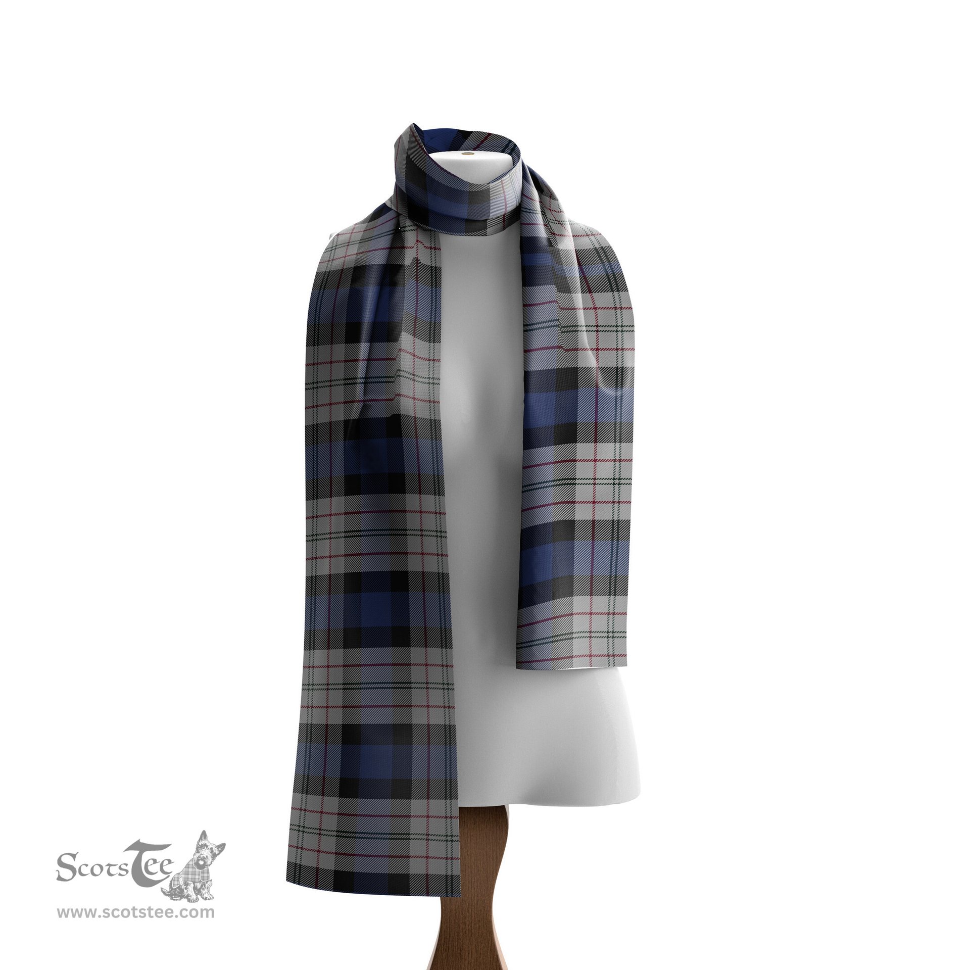 Scottish Ferguson Dress Tartan Scarf Womens Plaid Silk Scarves Scotstee Shop - Tartan Plaid - scotstee.com