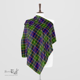 Scottish Dalrymple Tartan Scarf Womens Plaid Silk Scarves Scotstee Shop - Tartan Plaid - scotstee.com