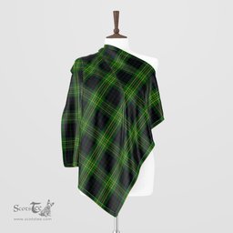 Scottish Fitzpatrick Hunting Tartan Scarf Womens Plaid Silk Scarves Scotstee Shop - Tartan Plaid - scotstee.com