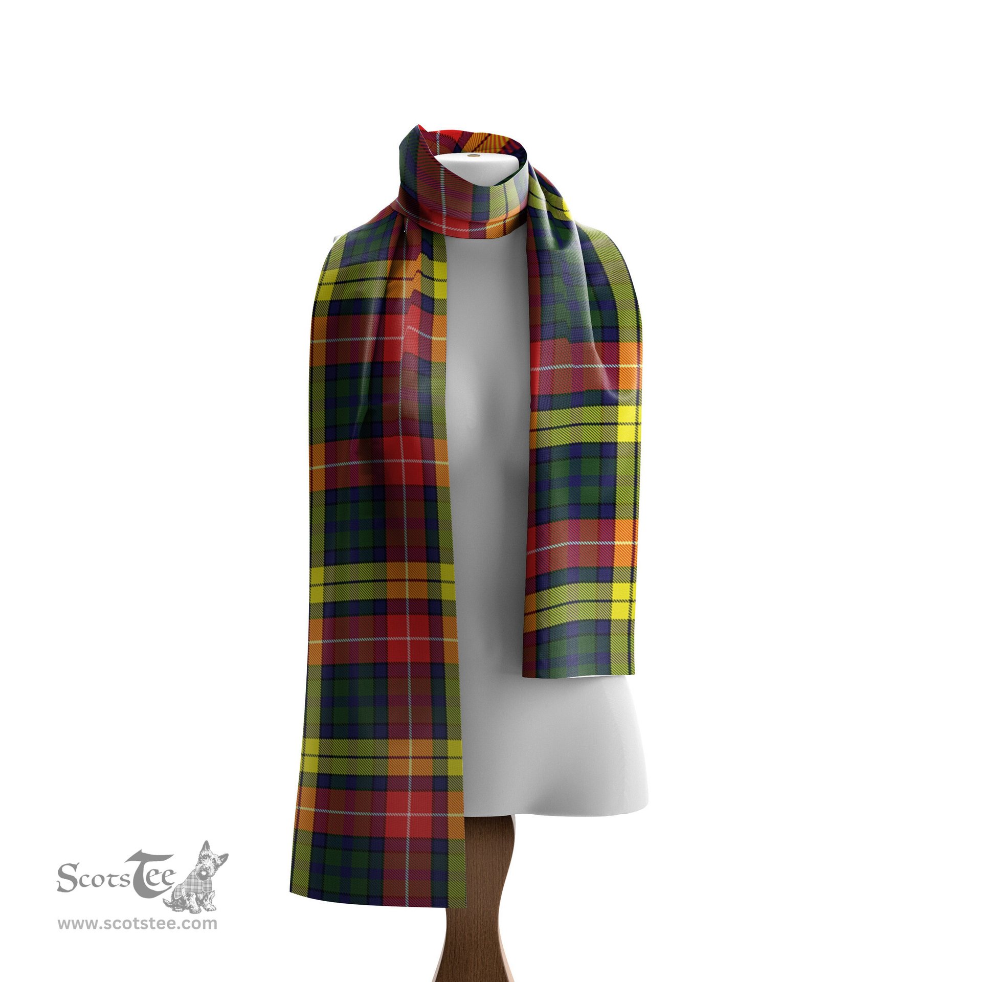Scottish Dewar Tartan Scarf Womens Plaid Silk Scarves Scotstee Shop - Tartan Plaid - scotstee.com