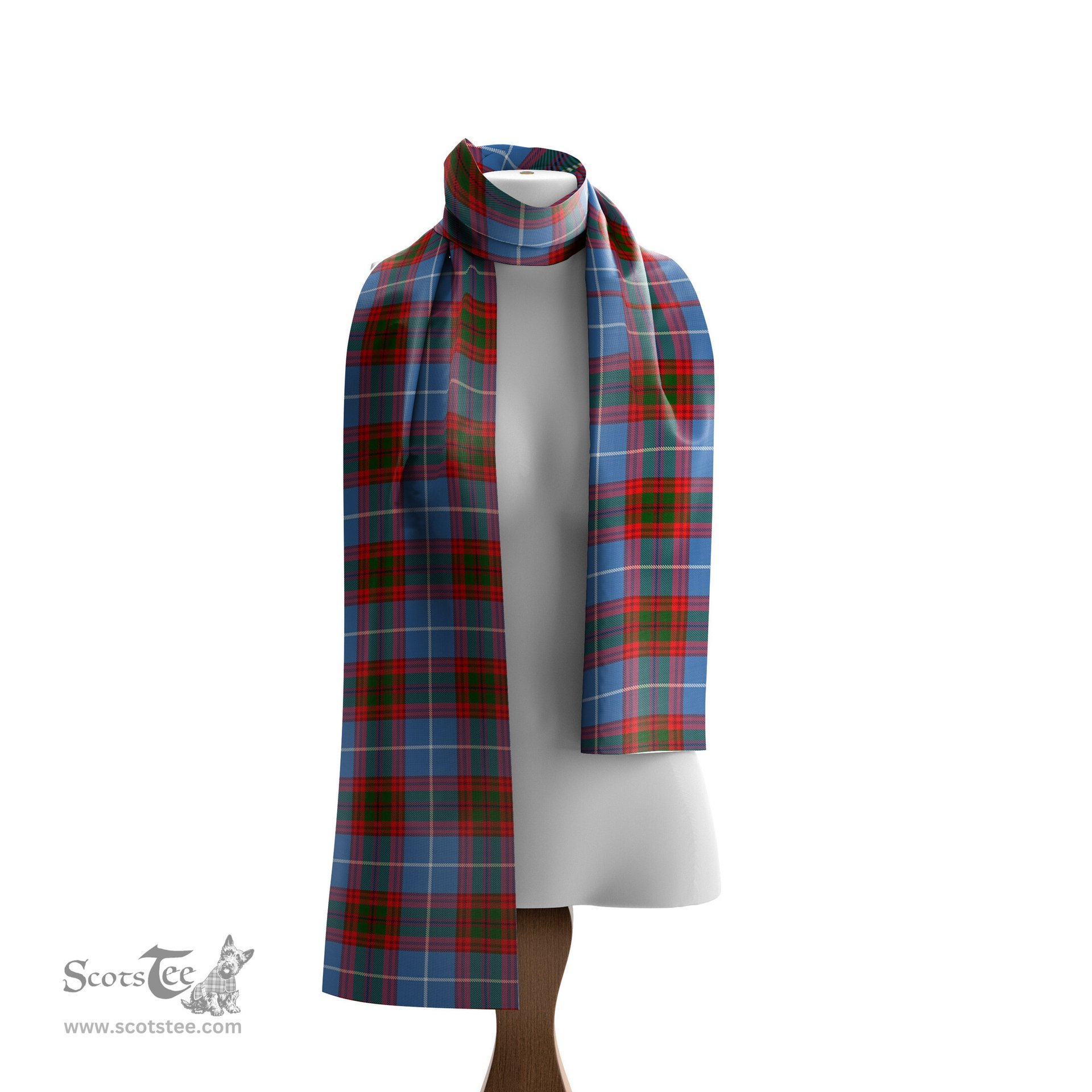 Scottish Congilton Tartan Scarf Womens Plaid Silk Scarves Scotstee Shop - Tartan Plaid - scotstee.com