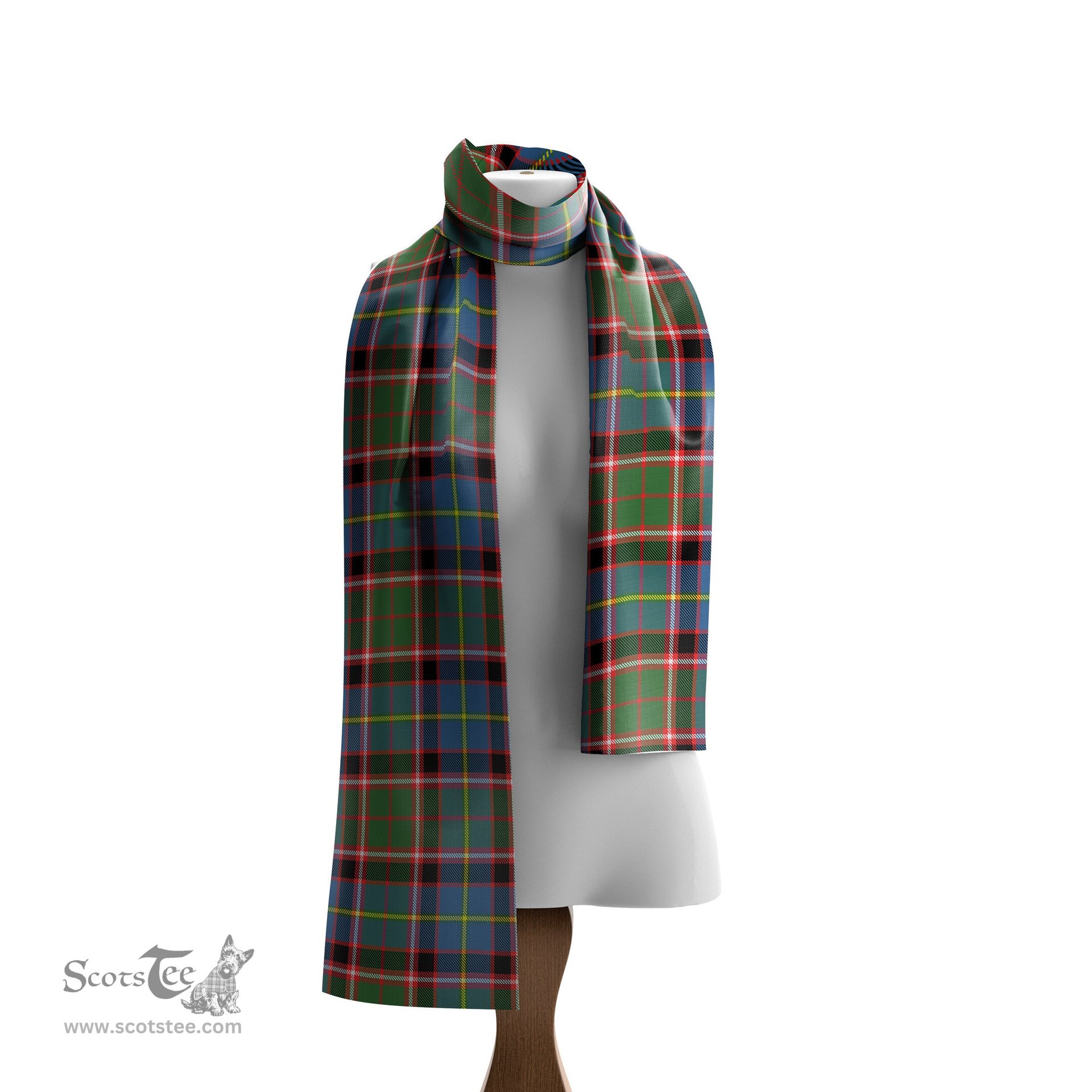 Scottish Glass Tartan Scarf Womens Plaid Silk Scarves Scotstee Shop - Tartan Plaid - scotstee.com