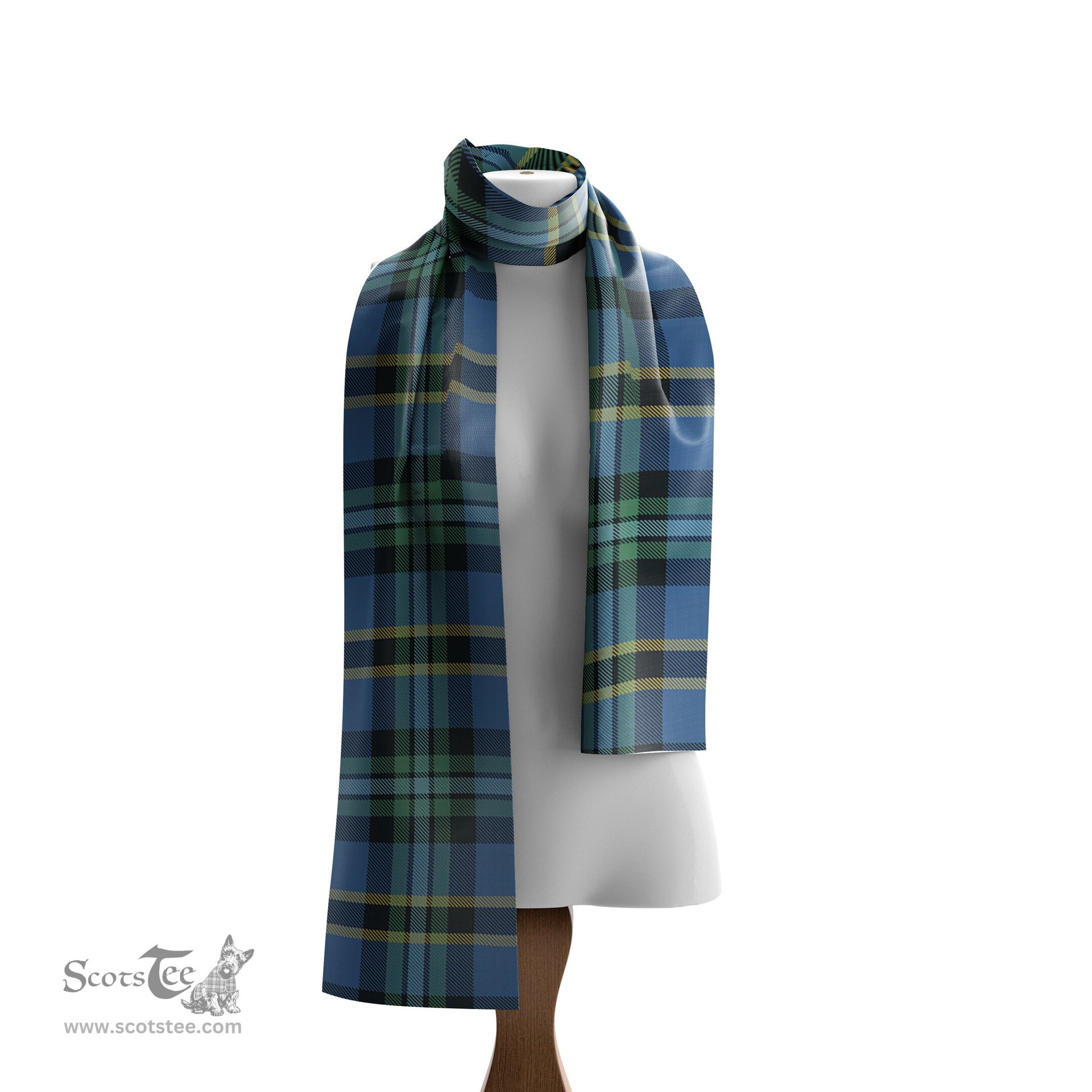 Scottish Hope Ancient Tartan Scarf Womens Plaid Silk Scarves Scotstee Shop - Tartan Plaid - scotstee.com