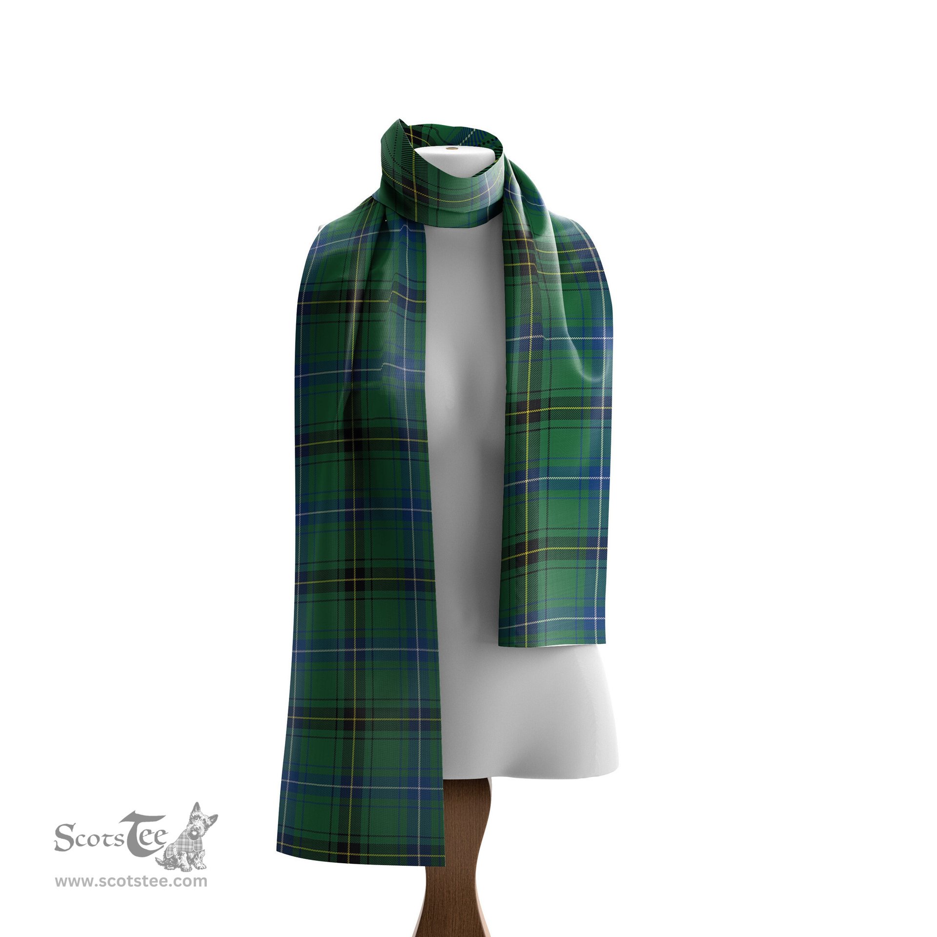Scottish Henderson Ancient Tartan Scarf Womens Plaid Silk Scarves Scotstee Shop - Tartan Plaid - scotstee.com