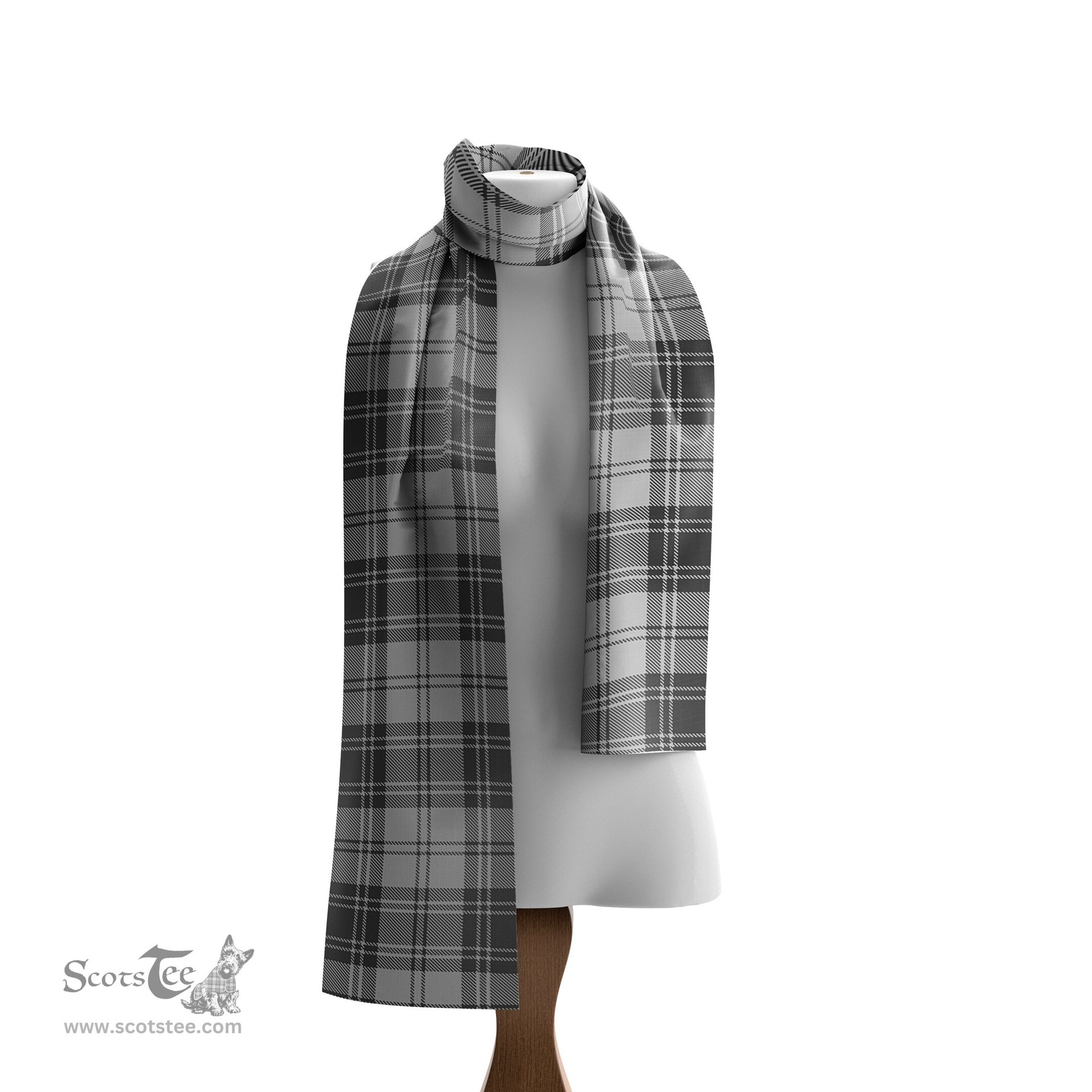 Scottish Glendinning Tartan Scarf Womens Plaid Silk Scarves Scotstee Shop - Tartan Plaid - scotstee.com