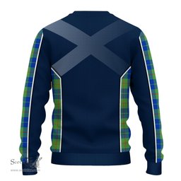 ScotsTee Shop Scottish Barclay Hunting Ancient Clan Scottish Crest and Scottish Thistle Sport Tartan Sweatshirt